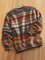 Multicolor Shift Tribal Vintage Floral-Print Sweater