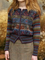 Color Floral Casual Color-Block Outerwear