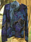 Printed Vintage V Neck Sweater