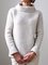 Solid Turtle Neck Sweater Plus Size Knit Tops