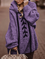 Casual Hoodie Cotton Solid Outerwear