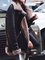 Black Lapel Zipper Long Sleeve Outerwear