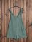 Linen Vintage Shift Spaghetti-Strap Rompers
