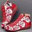Christmas Women Boots Plus Size Flat Heel Round Toe Zipper Party Booties Shoes