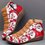 Christmas Women Boots Plus Size Flat Heel Round Toe Zipper Party Booties Shoes