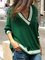Solid Sweater Women Plus Size Knit Jumper