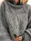 Solid Sweater Plus Size Jumper