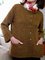 Pockets Solid Knit Cardigan Plus Size Sweater