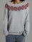 Gray Casual Cotton-Blend Shirts & Tops