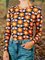 Floral-Print Long Sleeve Casual Shirts & Tops