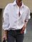 Plain Shawl Collar Casual Shirts & Tops