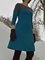 Casual Cotton-Blend Paneled Dresses