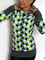 Printed Hoodie Long Sleeve Cotton-Blend Sweatshirt