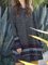 Gray Cotton-Blend Casual Dresses