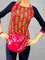 Floral-Print Round Neck Casual Shirts & Tops