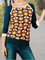 Casual Long Sleeve Floral-Print Sweatshirt