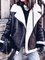 Furry Buckle Lapel Collar Faux Fur Jacket Plus Size Warm Coat Jacket