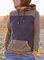 Blue Vintage Geometric Sweatshirt