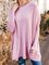 Pockets Long Sleeve Casual Plain T-Shirts