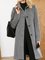 Cotton-Blend Long Sleeve V Neck Outerwear