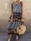 Crew Neck Women Dresses Shift Date Vintage Linen Dresses