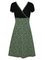 Printed V Neck Casual Dresses