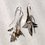 Lily Flower-shaped s925 Tremella Hook Earrings