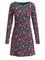 Printed Crew Neck Casual Cotton-Blend Dresses