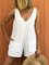 Plus Size Casual Pockets Solid V Neck Sleeveless Jumpsuits Overalls