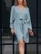 Blue Holiday Solid Dresses
