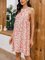 White Sleeveless Crew Neck Shift Sweet Dresses