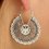 Vintage Lotus Flower Hollow Geometric Totem Circle Earrings