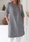 Casual Linen Plain Dresses