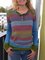 Women pullover Long Sleeve Knitted Stripes Sweaters Shirts & Tops