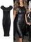 Faux Leather Dress
