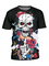 Black Casual Short Sleeve Shirts & Tops