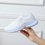 Pi Clue Rhinestone Artificial Leather Sneakers
