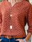 Holiday Polka Dots V Neck Shirts & Tops