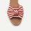 Pi Clue Flat Heel Canvas Bowknot Slippers