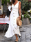 Sleeveless Solid Cotton-Blend Casual Dresses