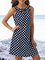 Plus Size Polka Dots Vintage Casual Dresses
