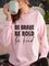 Vintage Letter Printed Plus Size Long Sleeve Casual Sweatshirts
