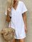 Casual Plus Size V Neck Dresses
