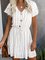Striped A-Line Casual Floral-Print Dresses