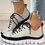 Women Casual Daily comfy Lace Up Sneakers