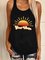 Black Sleeveless Cotton-Blend Shirts & Tops