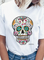 Plus size Crew Neck Boho Shirts & Tops