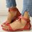 Women Summer Casual Adjustble Buckle Open Toe Flat Sandals