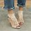 Women Elegant Summer Tassel High Heel Sandals