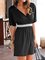 Solid Mini Dress Summer Women Dresses